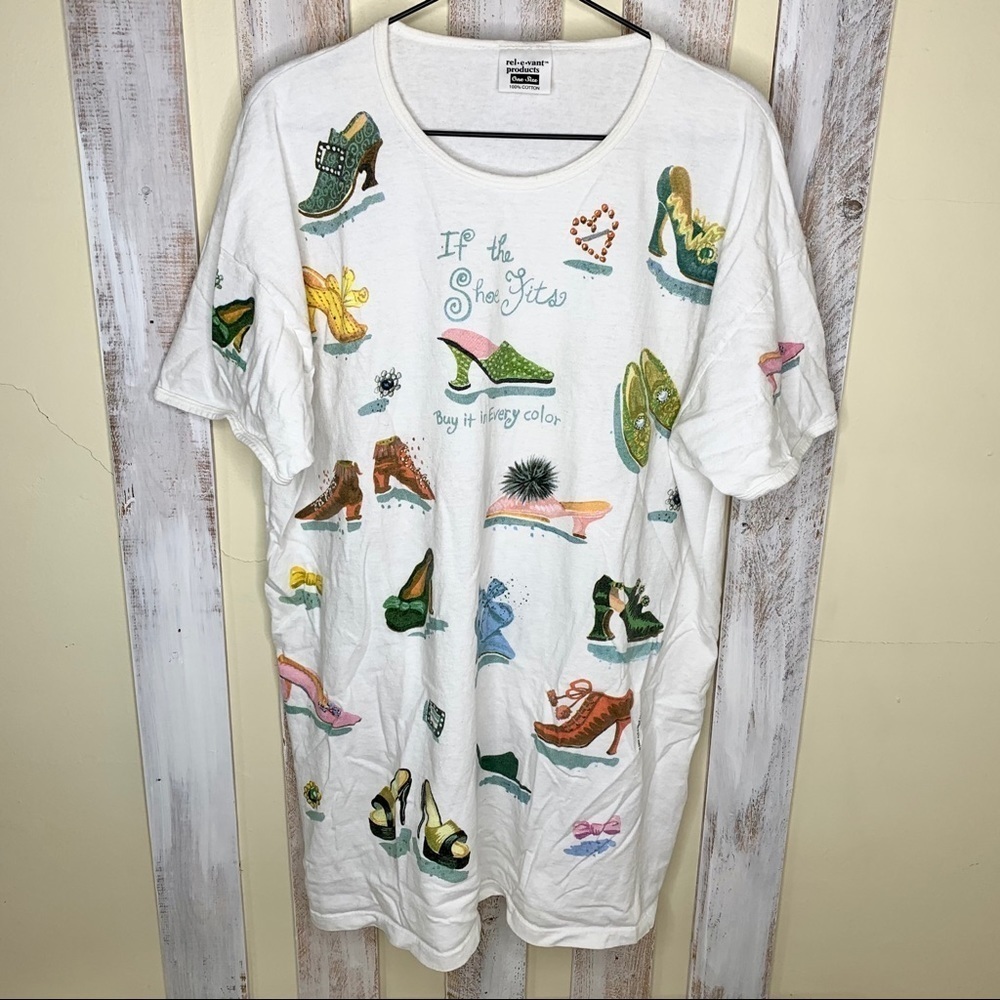 Vintage 'If the Shoe Fits Buy it in Every Color'